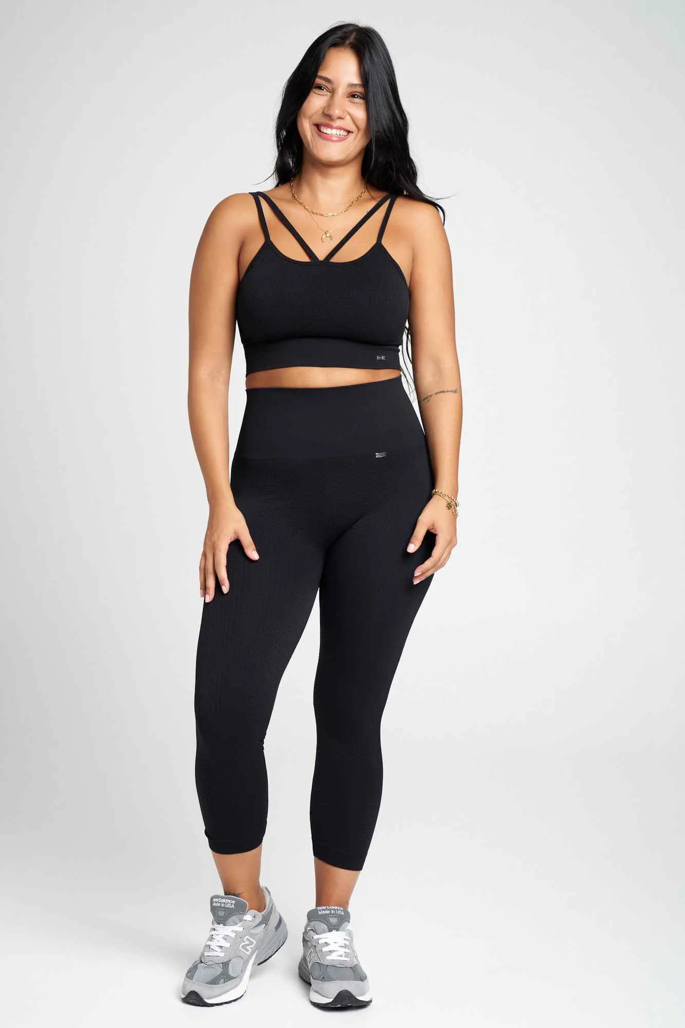 Flow Legging Capri en Negro