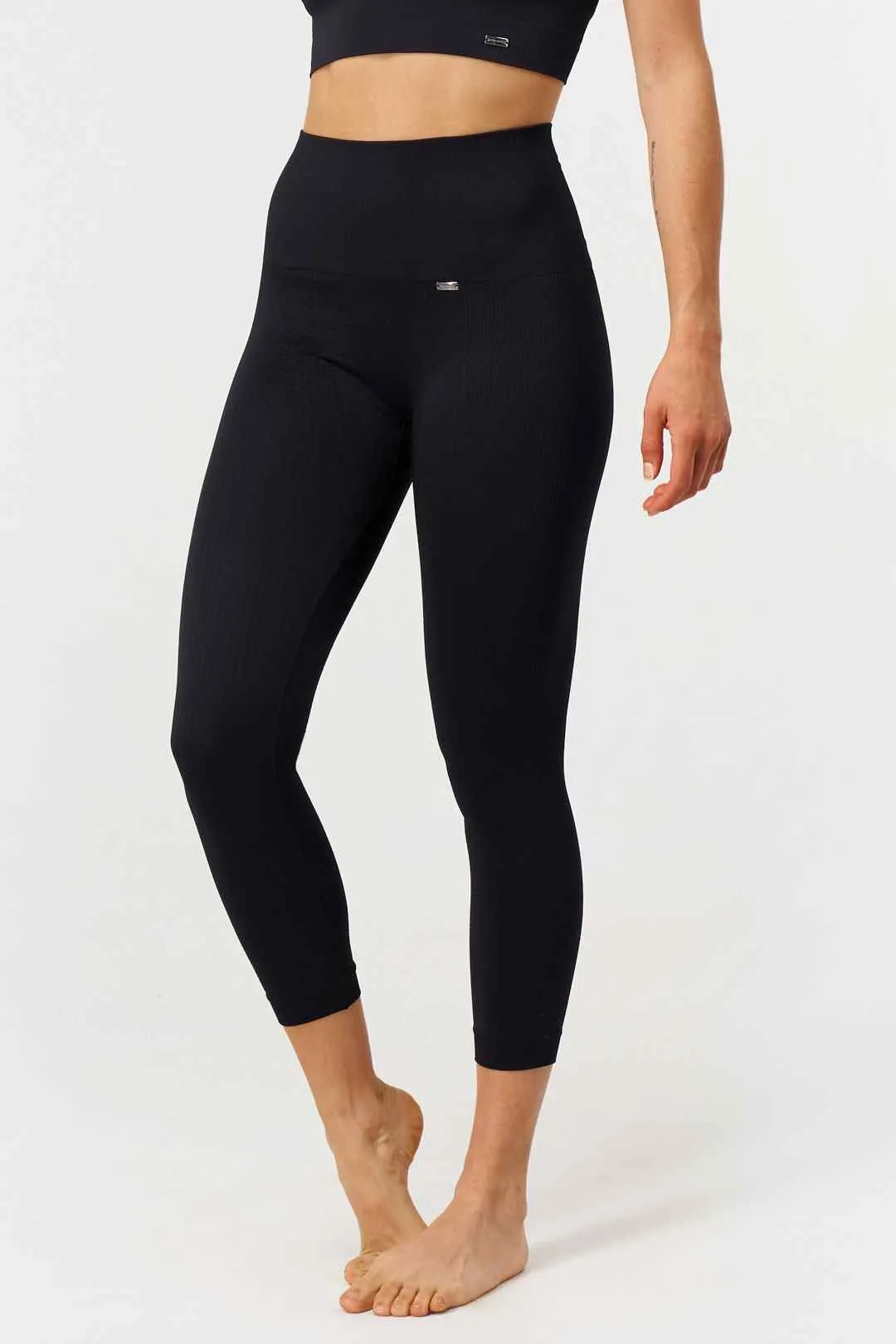 Flow Legging Capri en Negro