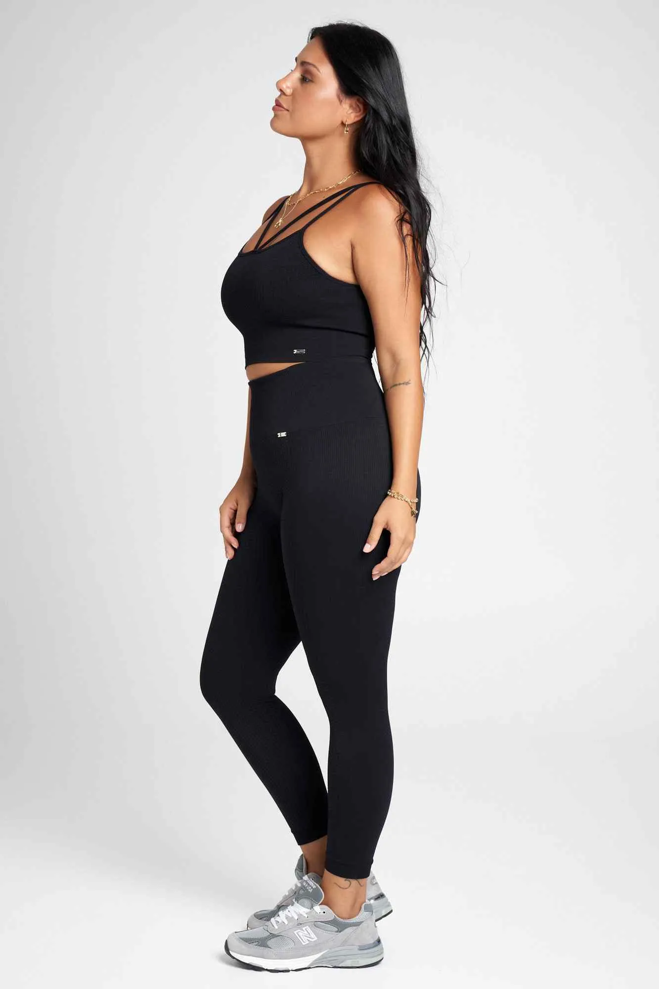 Flow Legging Capri en Negro