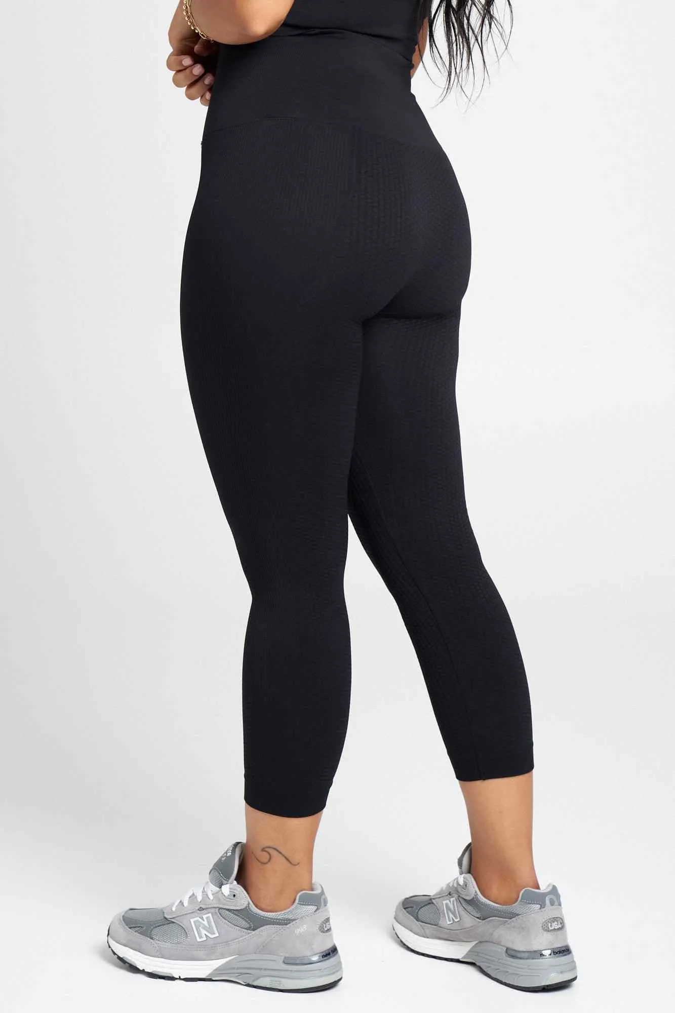 Flow Legging Capri en Negro