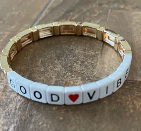 Good Vibes Alpha Stretch Bracelet