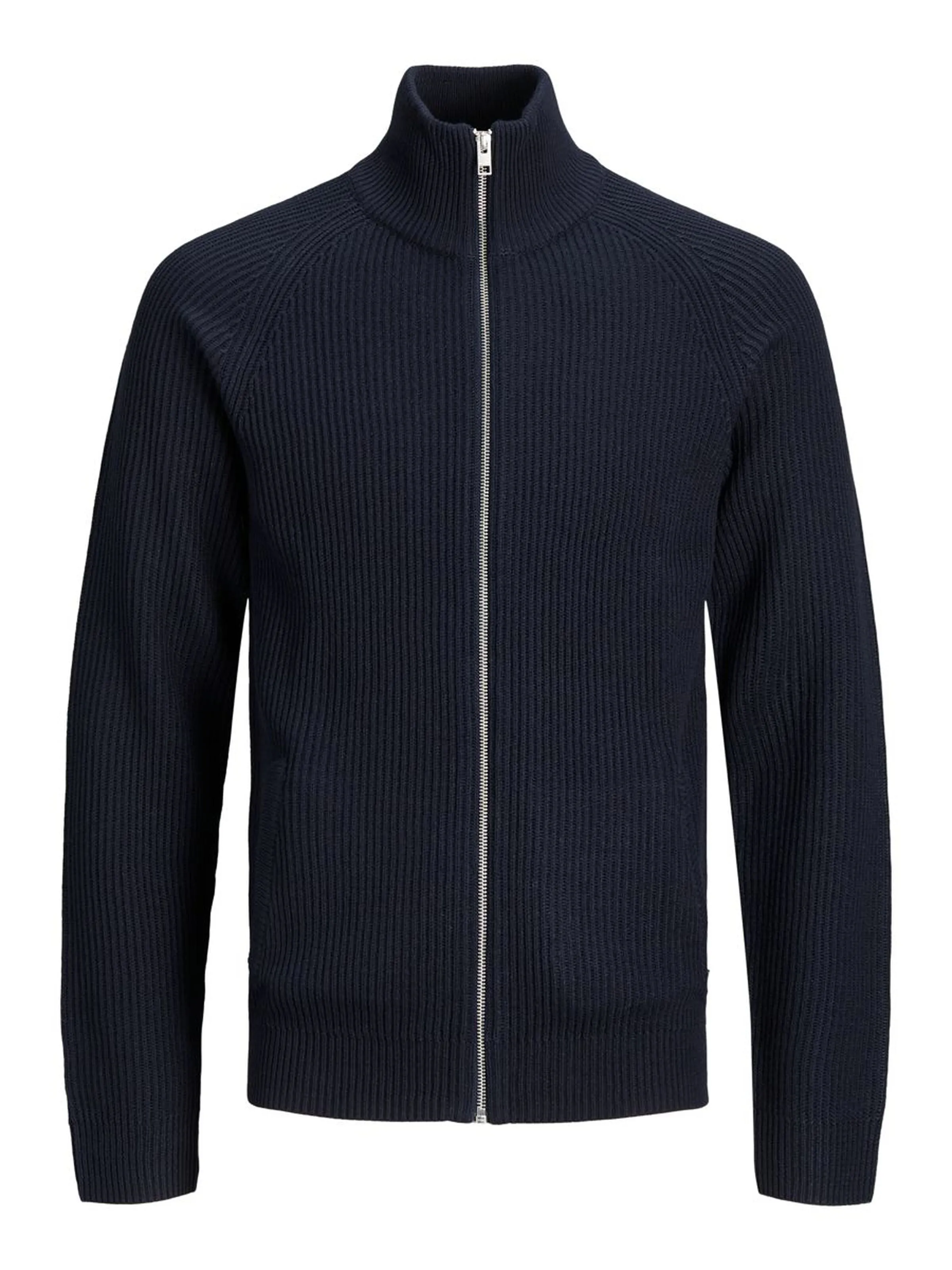 Jack & Jones Mens 'JJPannel' Full Zip Knit Cardigan