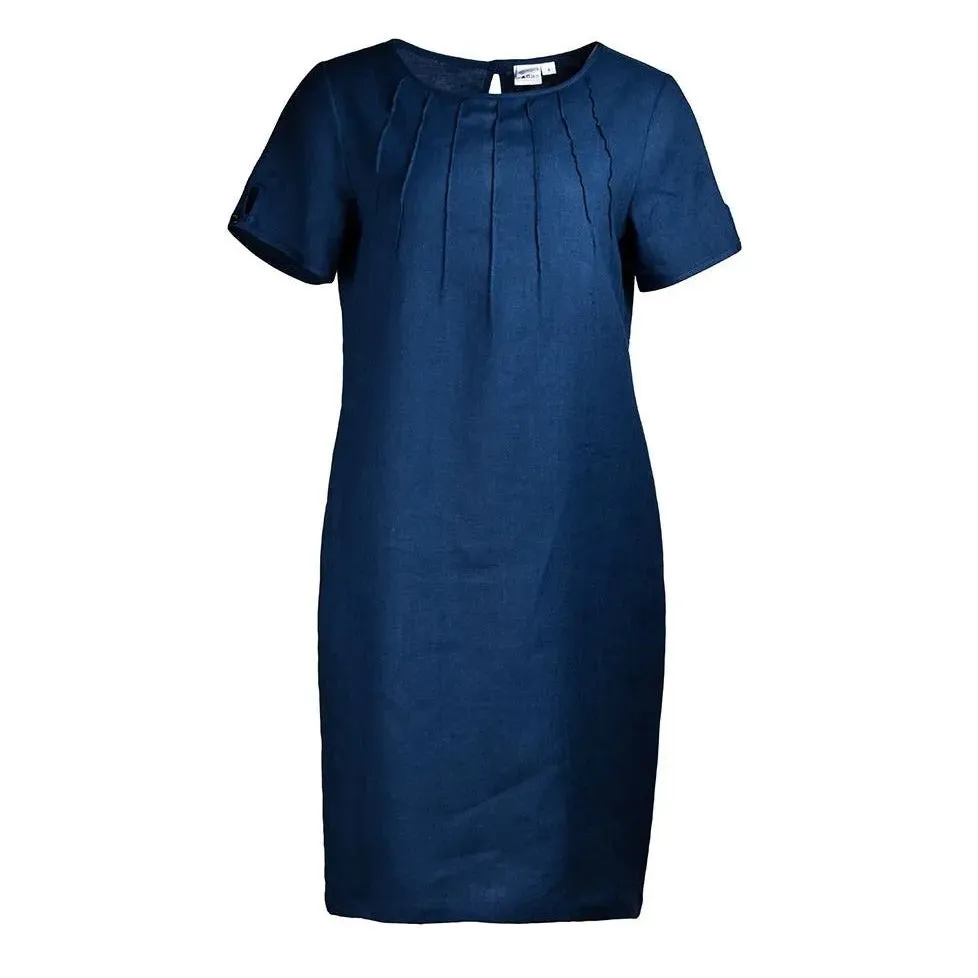 Linen Dress Annika Navy