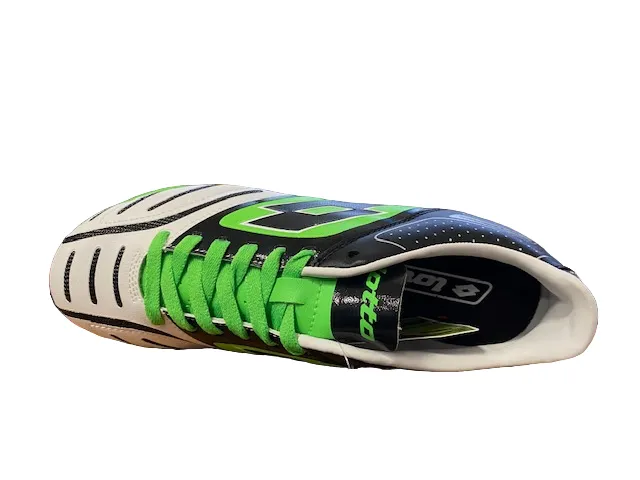 Lotto men's soccer shoe stadium TF r5765 white/black/green