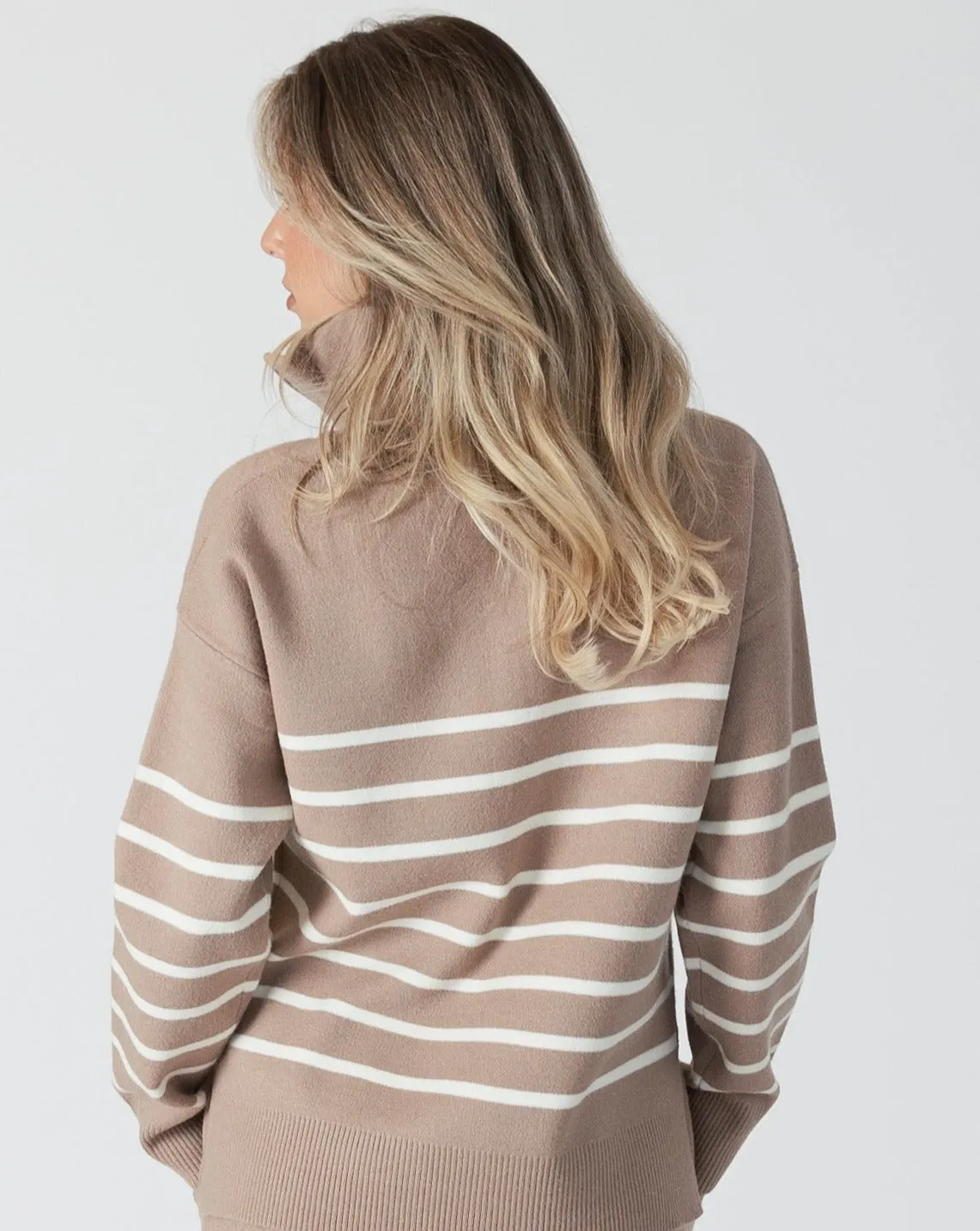 Lyla and Luxe Bobbi Stripped Sweater