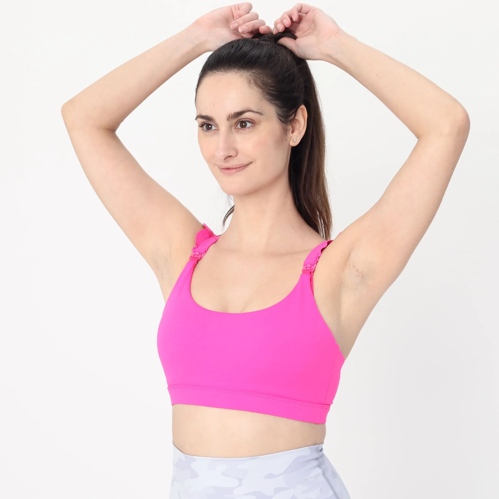 Madison - Medium Support Nursing Sport Bra (Dragon Fruit)