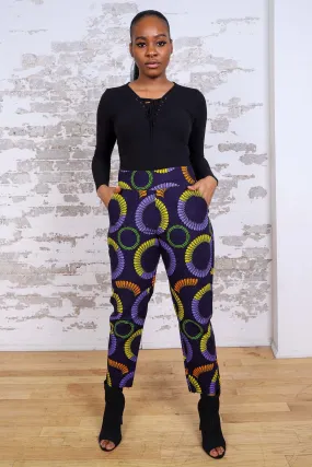 MILLAR AFRICAN PRINT WOMEN'S PANT