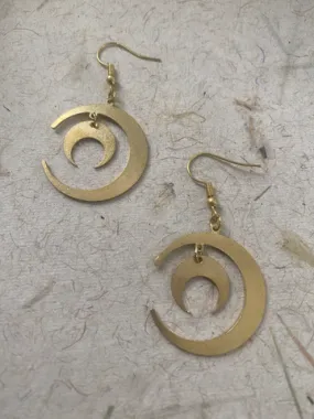 Moon Earrings - Free Gift