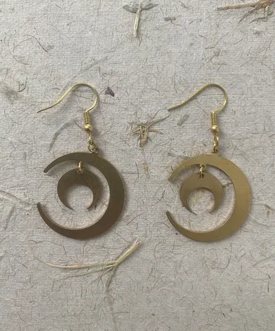 Moon Earrings - Free Gift