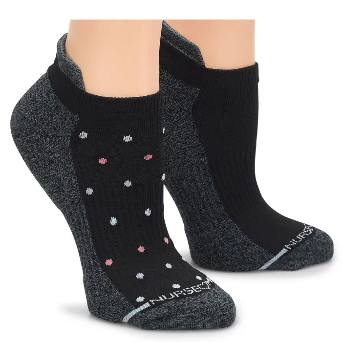 NurseMates Anklet Compression Socks - 2 Pack