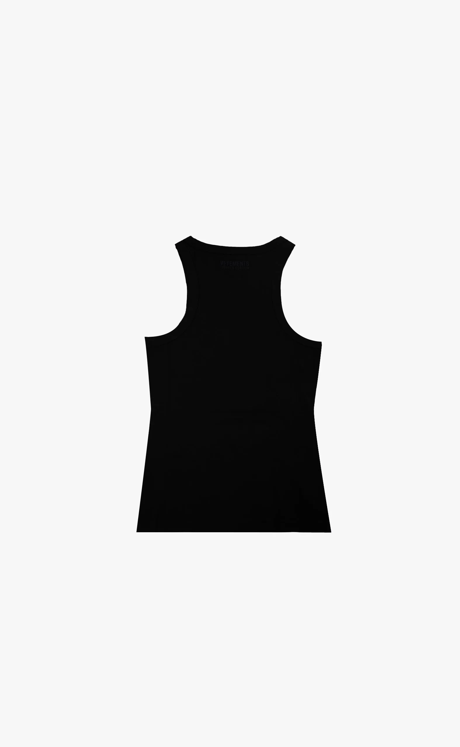 OVAL LOGO BLACK BLACK TANKTOP