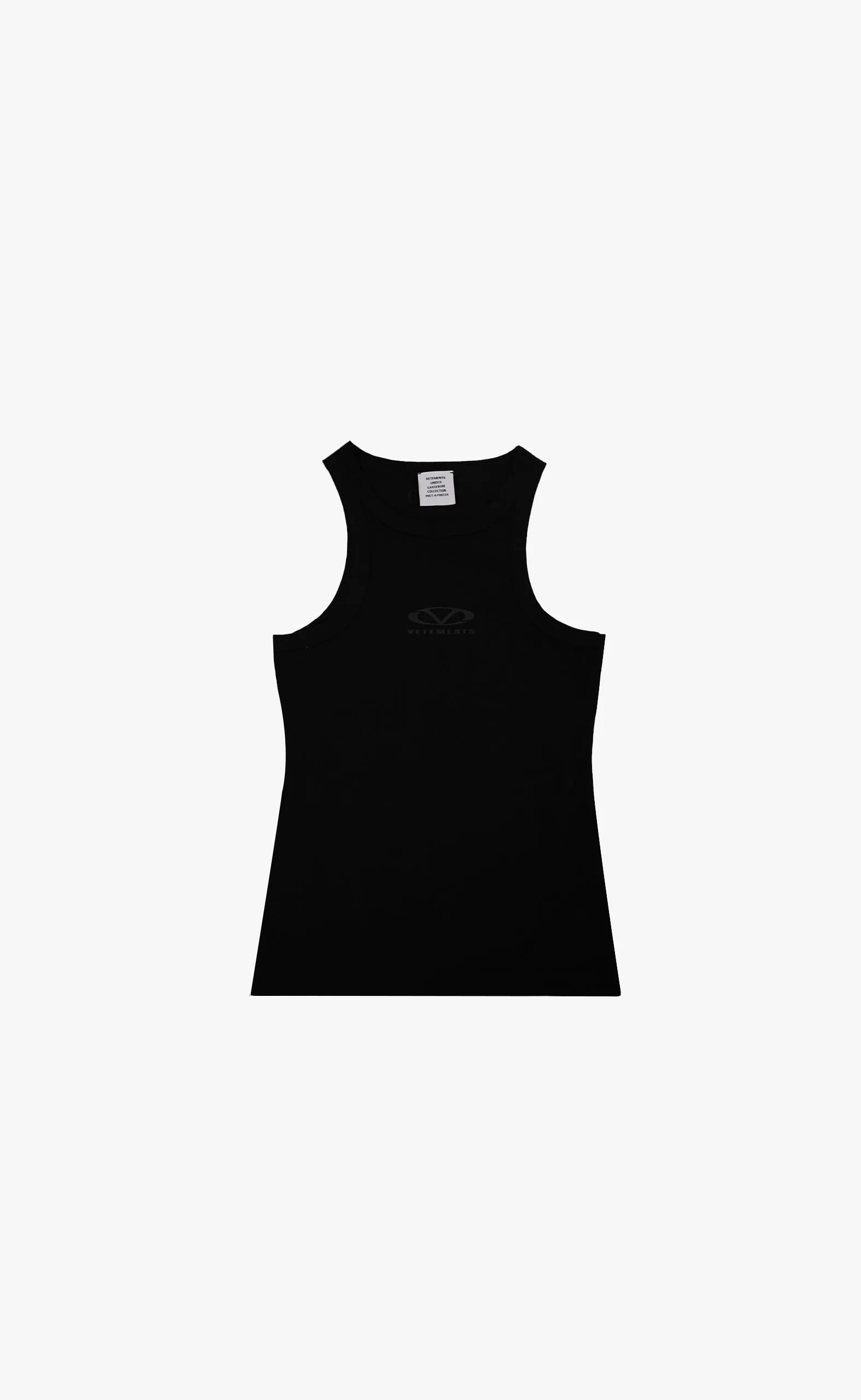 OVAL LOGO BLACK BLACK TANKTOP