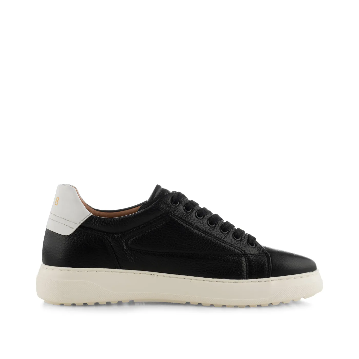 Rune sneaker læder - BLACK / WHITE