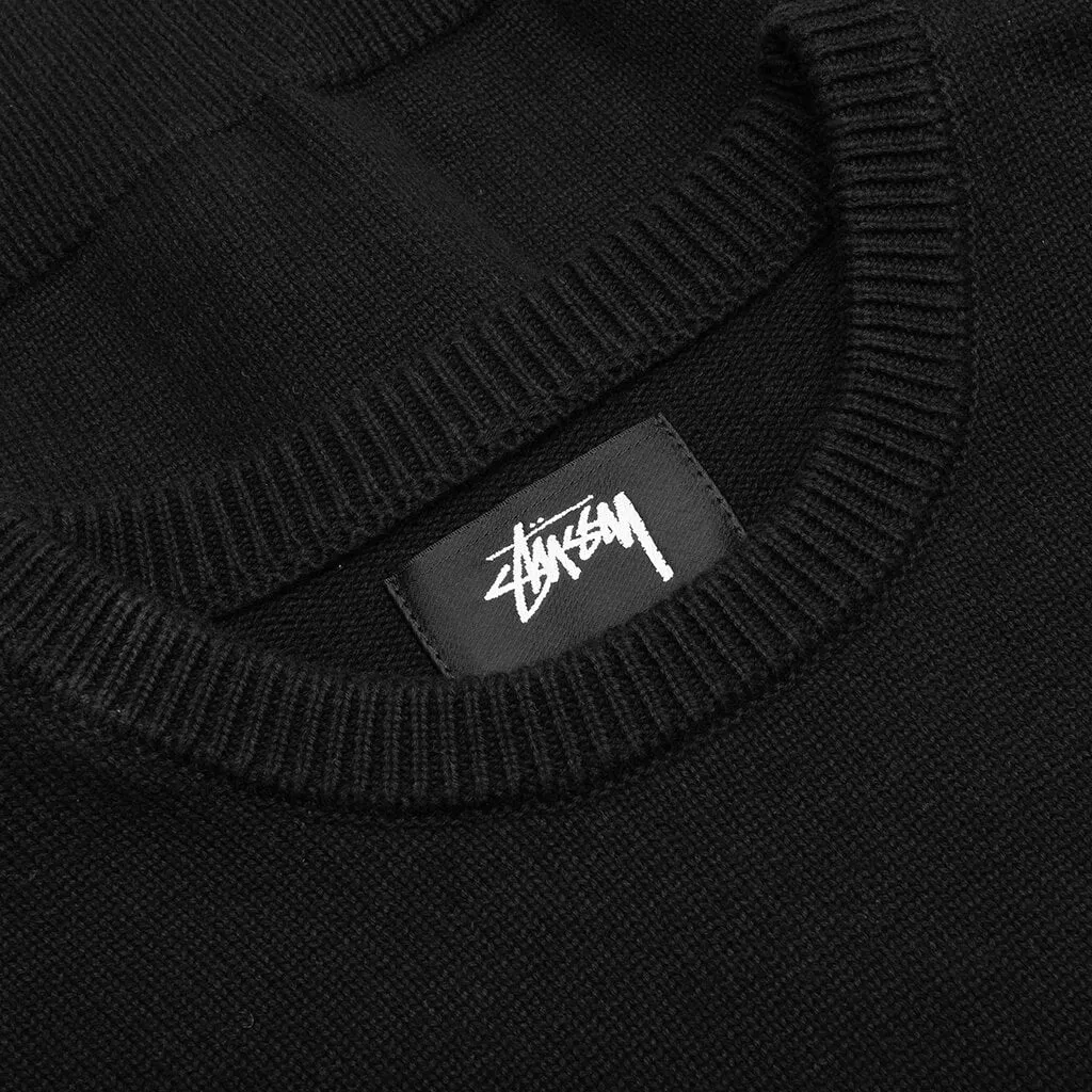 Sleeve Logo Sweater - Black