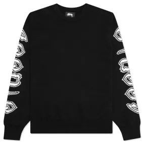 Sleeve Logo Sweater - Black